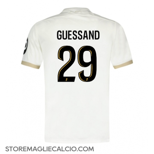OGC Nice Evann Guessand #29 Maglia Gara Trasferta Repliche 2024-25 Maniche Corte OGC Nice Evann Guessand #29 Maglia Gara Trasferta Repliche 2024-25 Maniche Corte